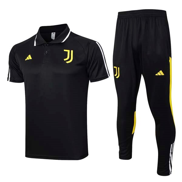 Polo Juventus Conjunto Completo 2023-2024 Negro